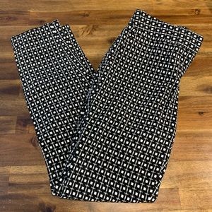 Express Columnist Black and White Dress Pants 00R